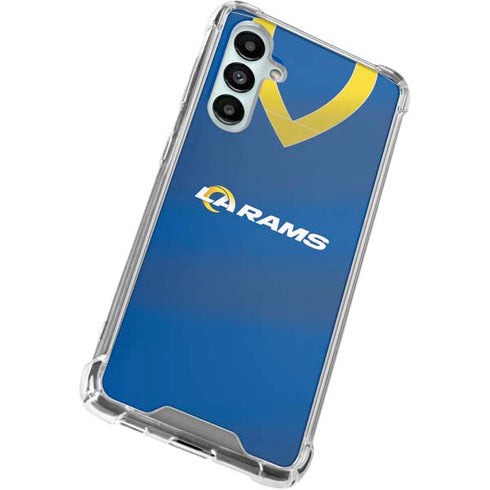 NFL Los Angeles Rams Team Jersey Galaxy A16 5G Clear Case