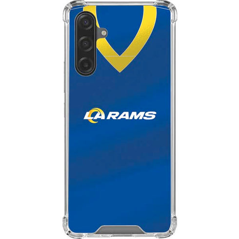 NFL Los Angeles Rams Team Jersey Galaxy A17 Clear Case