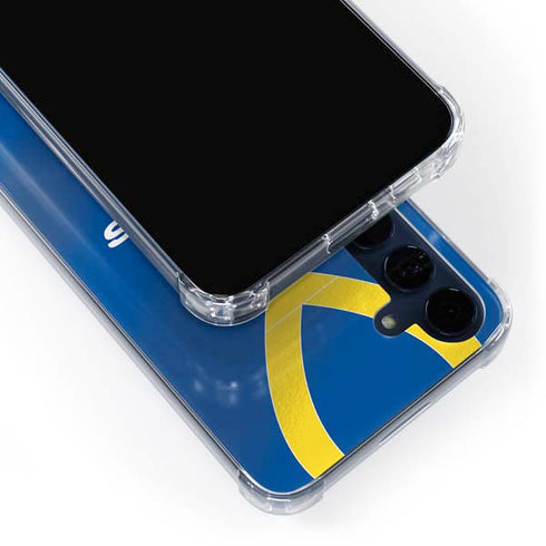 NFL Los Angeles Rams Team Jersey Galaxy A35 5G Clear Case