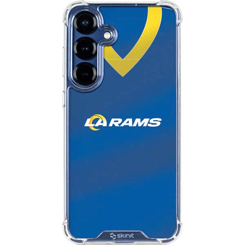 NFL Los Angeles Rams Team Jersey Galaxy S25 Plus Clear Case