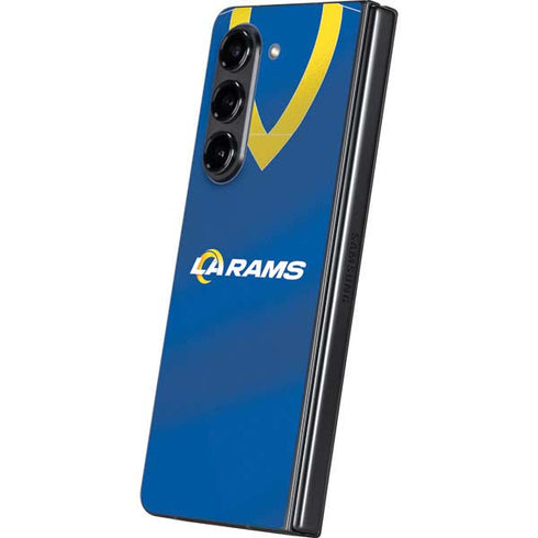 NFL Los Angeles Rams Team Jersey Galaxy Z Fold5 5G Skin