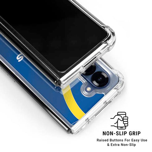 NFL Los Angeles Rams Team Jersey Galaxy Z Fold6 Clear Case