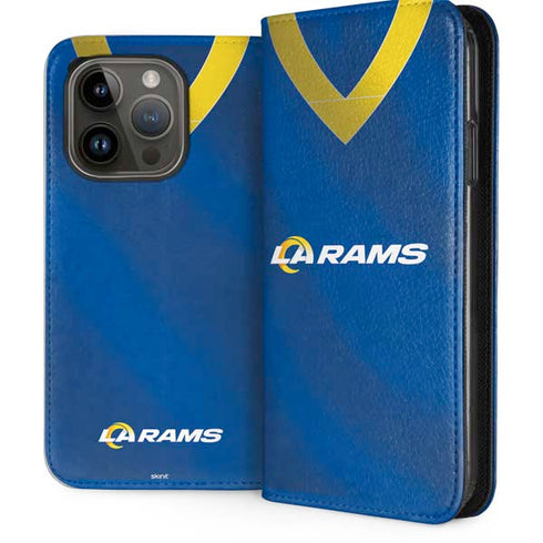 NFL Los Angeles Rams Team Jersey iPhone 15 Pro Folio Case