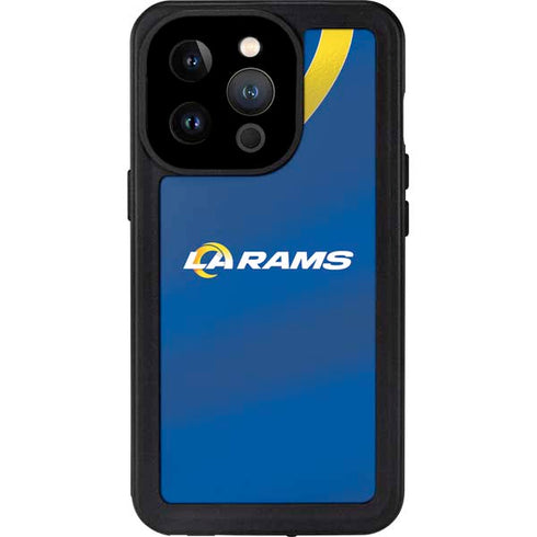NFL Los Angeles Rams Team Jersey iPhone 15 Pro Waterproof Case