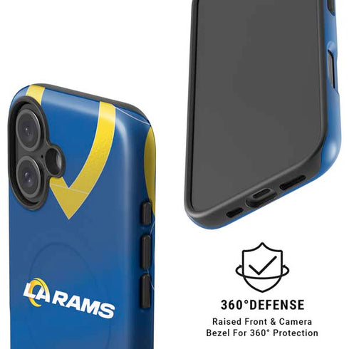 NFL Los Angeles Rams Team Jersey iPhone 16 Plus Magsafe Impact Case