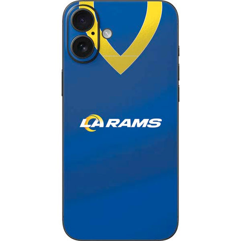 NFL Los Angeles Rams Team Jersey iPhone 16 Plus Skin