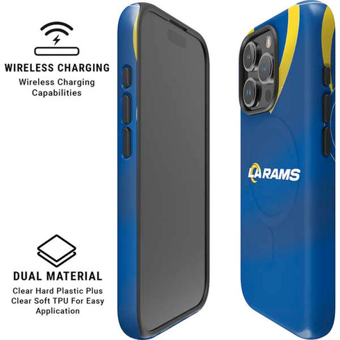 NFL Los Angeles Rams Team Jersey iPhone 16 Pro Magsafe Impact Case