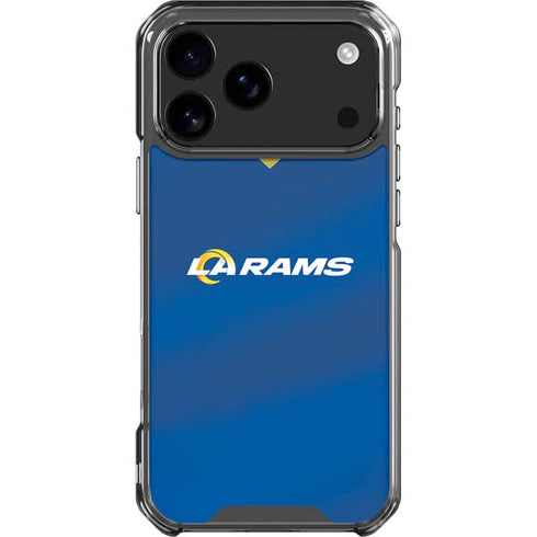 NFL Los Angeles Rams Team Jersey iPhone 18 Pro Max Clear Case