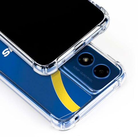 NFL Los Angeles Rams Team Jersey Moto G 5G (2024) Clear Case