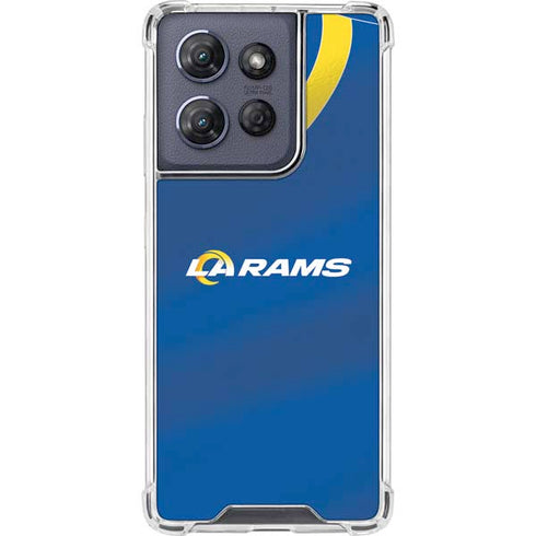 NFL Los Angeles Rams Team Jersey Moto G Power 5G (2025) Clear Case