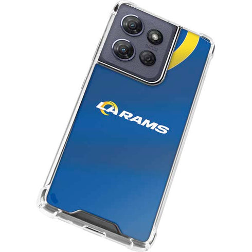 NFL Los Angeles Rams Team Jersey Moto G Power 5G (2025) Clear Case
