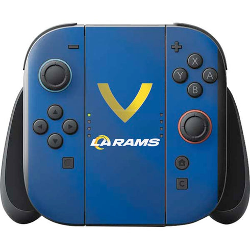 NFL Los Angeles Rams Team Jersey Nintendo Switch 2 (2025) with Joy-Con Skin