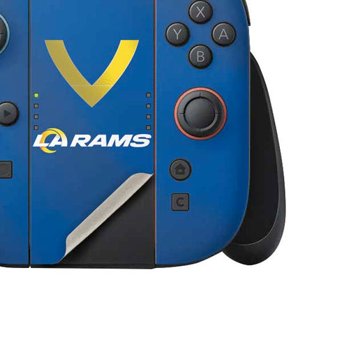 NFL Los Angeles Rams Team Jersey Nintendo Switch 2 (2025) Joy-Con Controller Skin