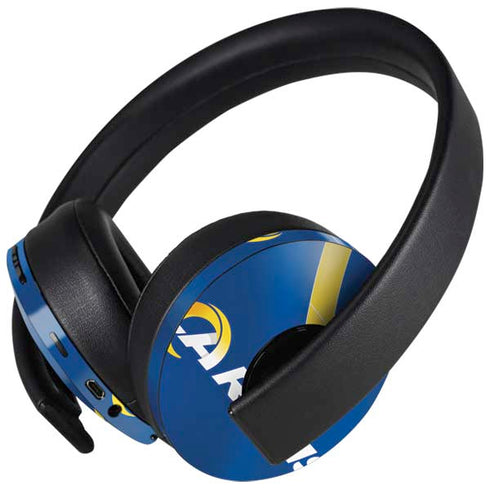 NFL Los Angeles Rams Team Jersey PlayStation 4 Gold Wireless Headset Skin