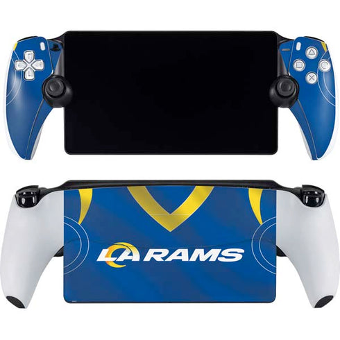 NFL Los Angeles Rams Team Jersey PlayStation Portal Remote Player Skin