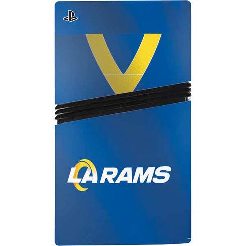 NFL Los Angeles Rams Team Jersey PS5 Pro Console Skin