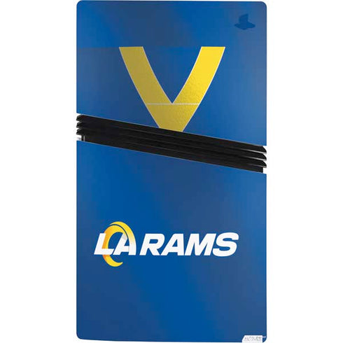 NFL Los Angeles Rams Team Jersey PS5 Pro Console Skin
