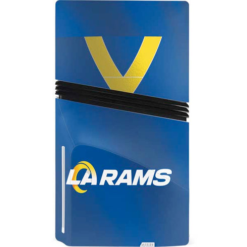 NFL Los Angeles Rams Team Jersey PS5 Pro Disk Console Skin