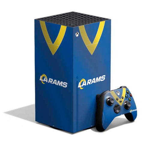 NFL Los Angeles Rams Team Jersey XBox Series X Digital Edition Bundle Skin