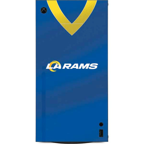 NFL Los Angeles Rams Team Jersey XBox Series X Digital Edition Console Skin