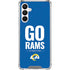 NFL Los Angeles Rams Team Motto Galaxy A16 5G Clear Case