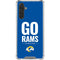 NFL Los Angeles Rams Team Motto Galaxy A17 Clear Case