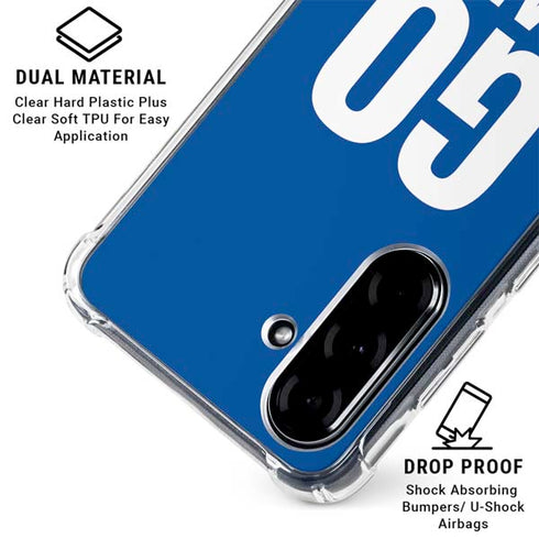 NFL Los Angeles Rams Team Motto Galaxy A36 5G Clear Case