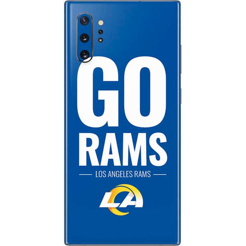 NFL Los Angeles Rams Team Motto Galaxy Note 10 Plus Skin