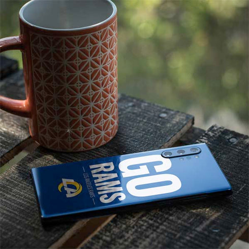 NFL Los Angeles Rams Team Motto Galaxy Note 10 Plus Skin