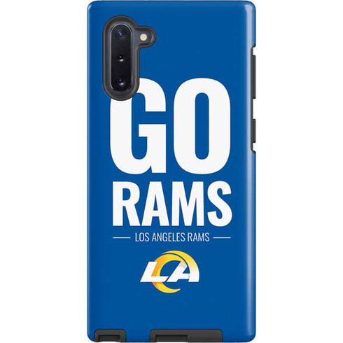NFL Los Angeles Rams Team Motto Galaxy Cases
