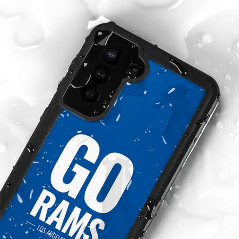 NFL Los Angeles Rams Team Motto Galaxy S24 Plus Waterproof Case