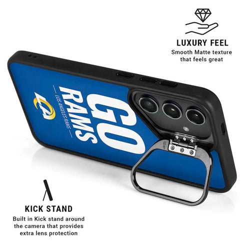 NFL Los Angeles Rams Team Motto Galaxy S25 Ultra Kickstand Case