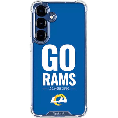 NFL Los Angeles Rams Team Motto Galaxy S25 Clear Case