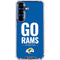 NFL Los Angeles Rams Team Motto Galaxy S25 Clear Case