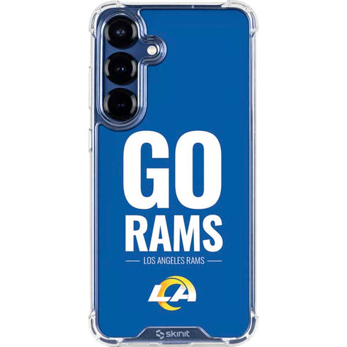 NFL Los Angeles Rams Team Motto Galaxy S25 Plus Clear Case