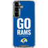 NFL Los Angeles Rams Team Motto Galaxy S26 Clear Case