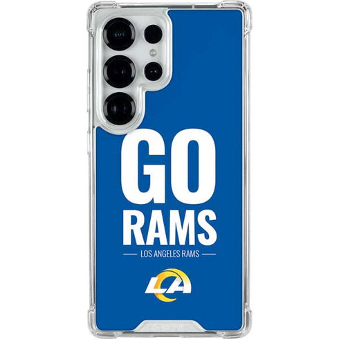 NFL Los Angeles Rams Team Motto Galaxy S26 Ultra Clear Case