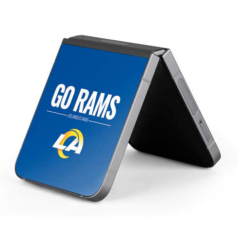 NFL Los Angeles Rams Team Motto Galaxy Z Flip6 Skin