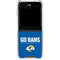NFL Los Angeles Rams Team Motto Galaxy Z Flip6 Clear Case