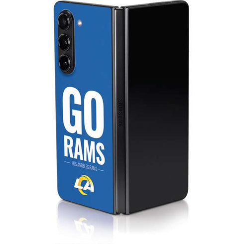NFL Los Angeles Rams Team Motto Galaxy Z Fold5 5G Skin