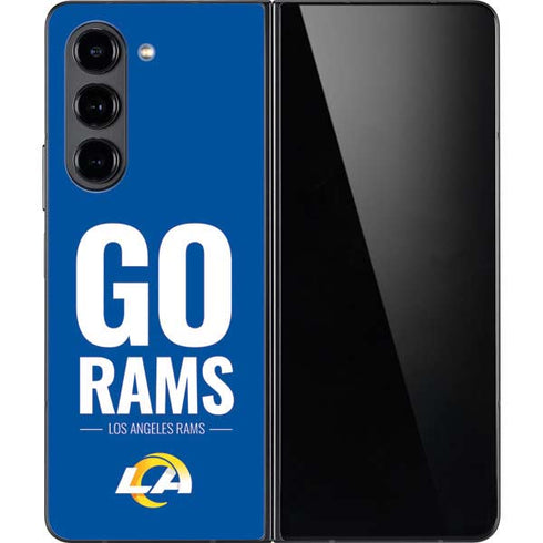 NFL Los Angeles Rams Team Motto Galaxy Z Fold5 5G Skin