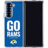 NFL Los Angeles Rams Team Motto Galaxy Z Fold6 Clear Case