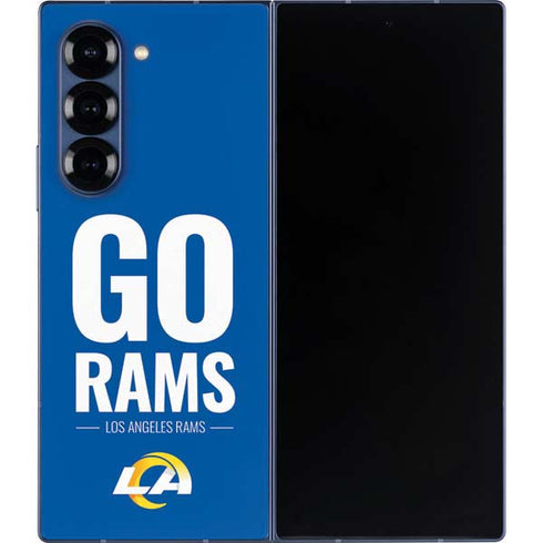 NFL Los Angeles Rams Team Motto Galaxy Z Fold6 Skin