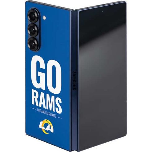 NFL Los Angeles Rams Team Motto Galaxy Z Fold6 Skin