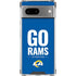 NFL Los Angeles Rams Team Motto Google Pixel 8a Clear Case