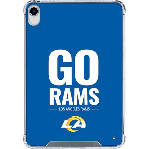 NFL Los Angeles Rams Team Motto iPad 11th Gen (2025) Clear Case