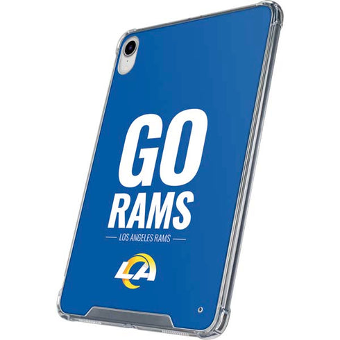 NFL Los Angeles Rams Team Motto iPad 11th Gen (2025) Clear Case
