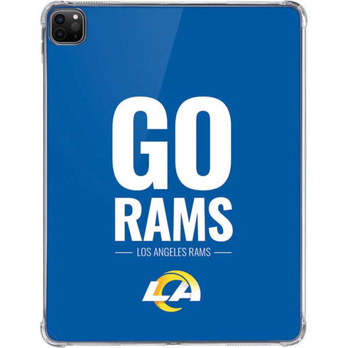 NFL Los Angeles Rams Team Motto iPad Pro 11in (2024) Clear Case
