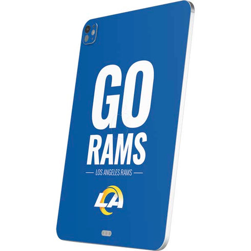 NFL Los Angeles Rams Team Motto iPad Pro 13in M4 (2024) Skin