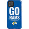 NFL Los Angeles Rams Team Motto iPhone Cases